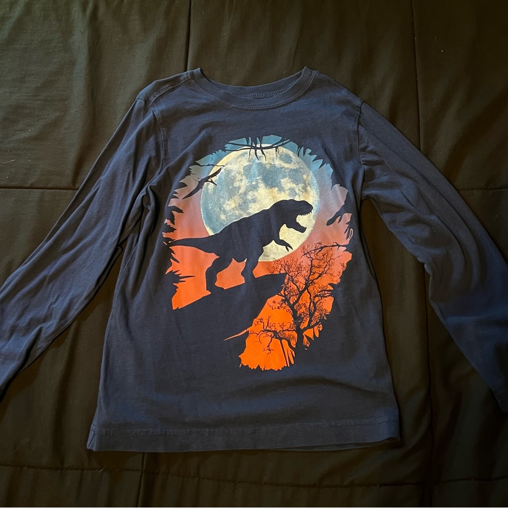 Crazy 8 Long Sleeve TRex shirt